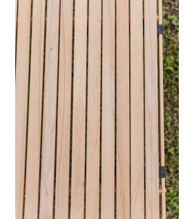 Набор для отдыха реечный стол 120 на 60 с креслами